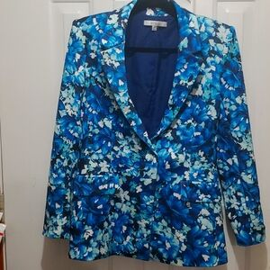 Badgley Mischka suit jacket. Colorful, well made, fun pattern. Great buy!